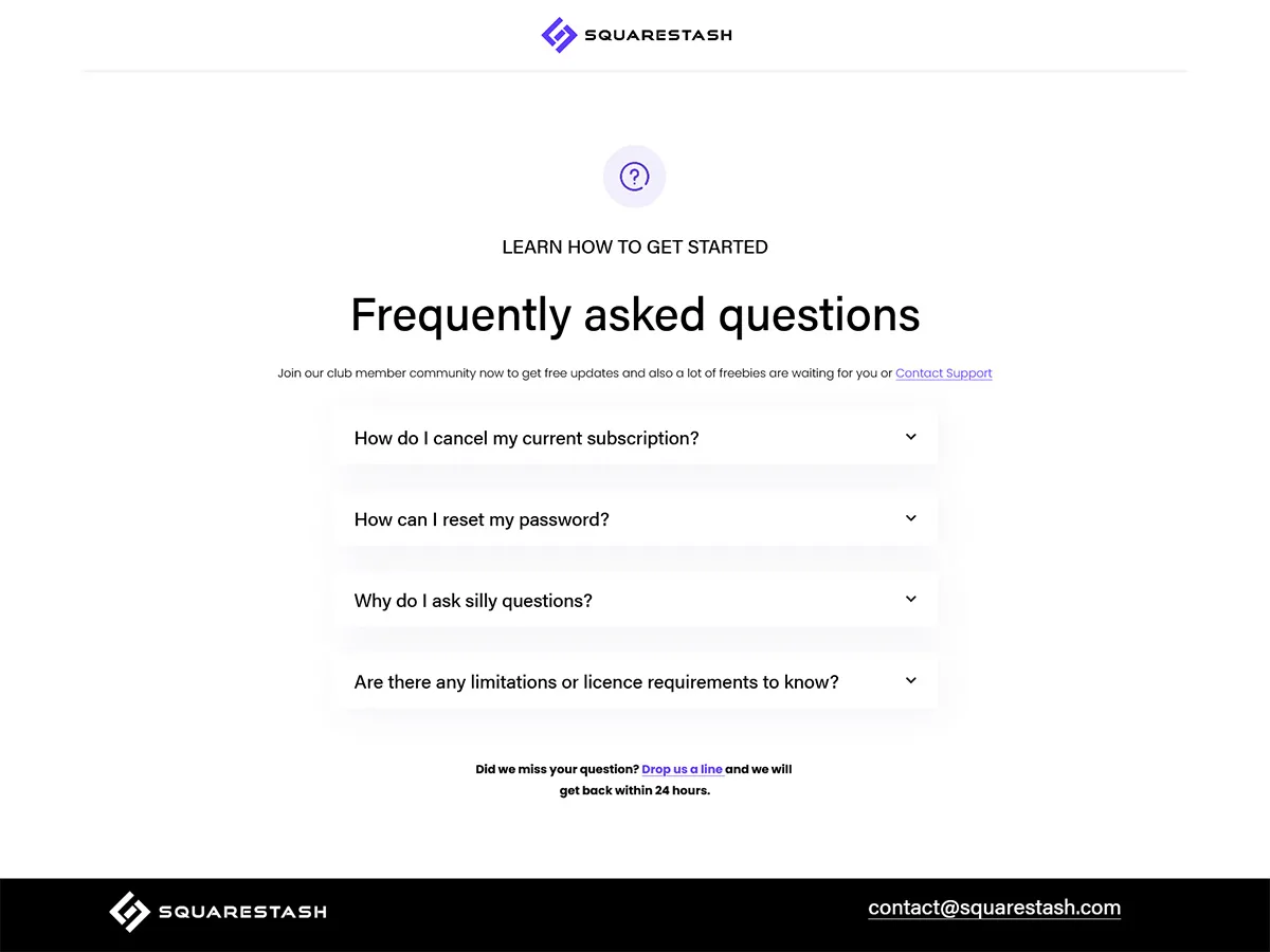 Squarespace Faq Plugin