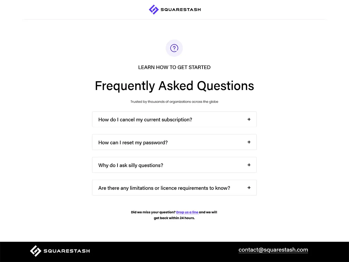 Squarespace Faq Plugin