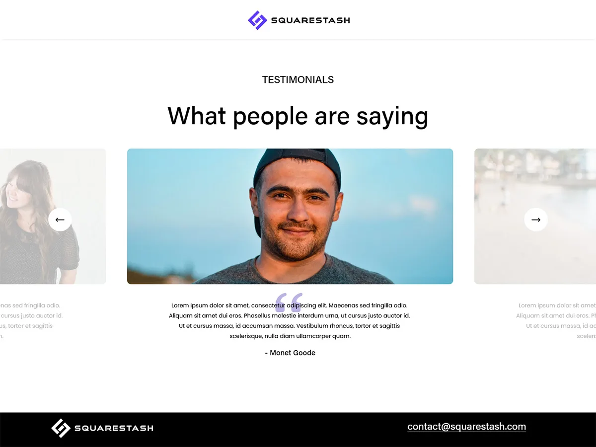 Squarespace Testimonial Plugin