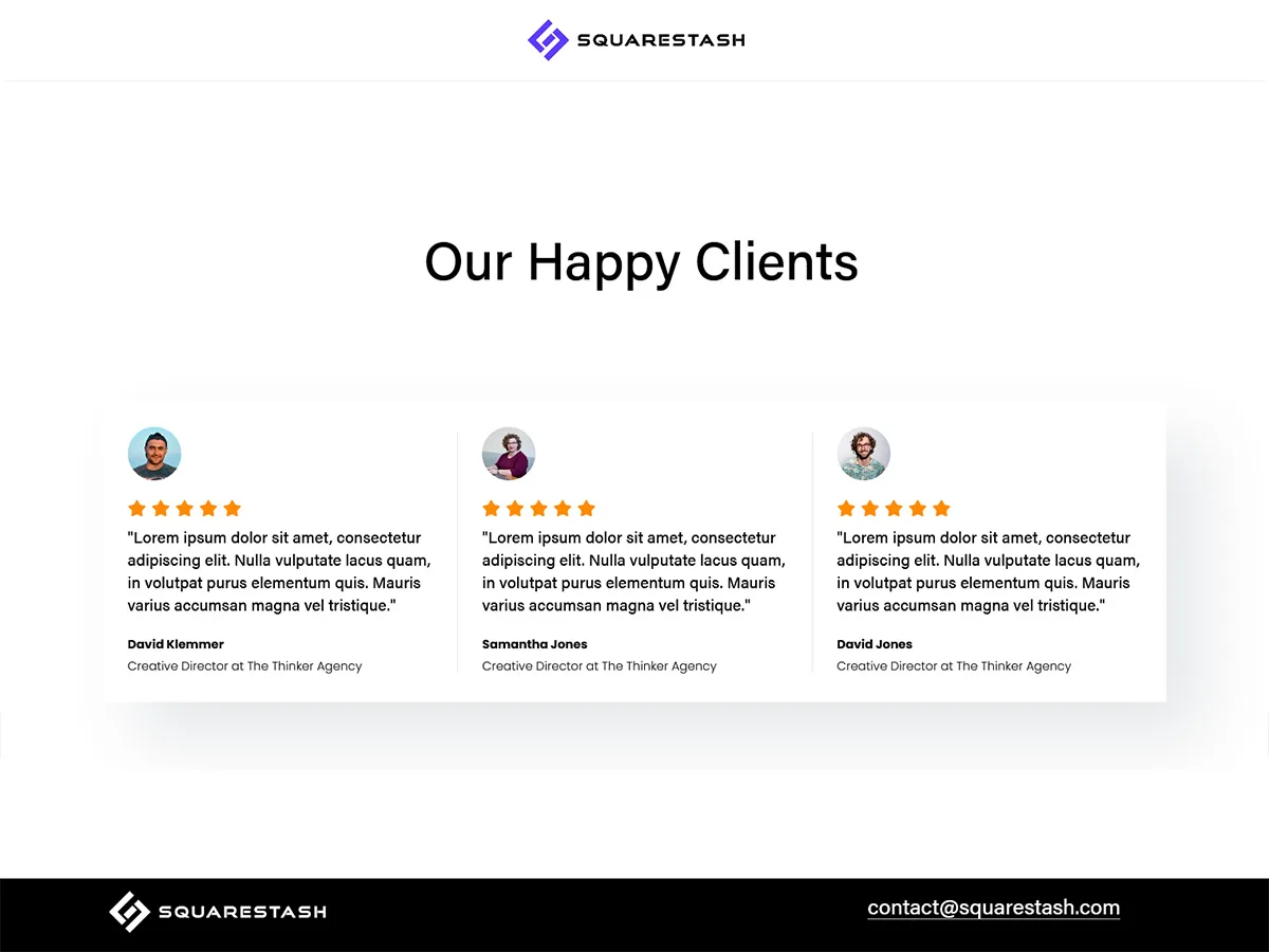 Squarespace Testimonial Plugin