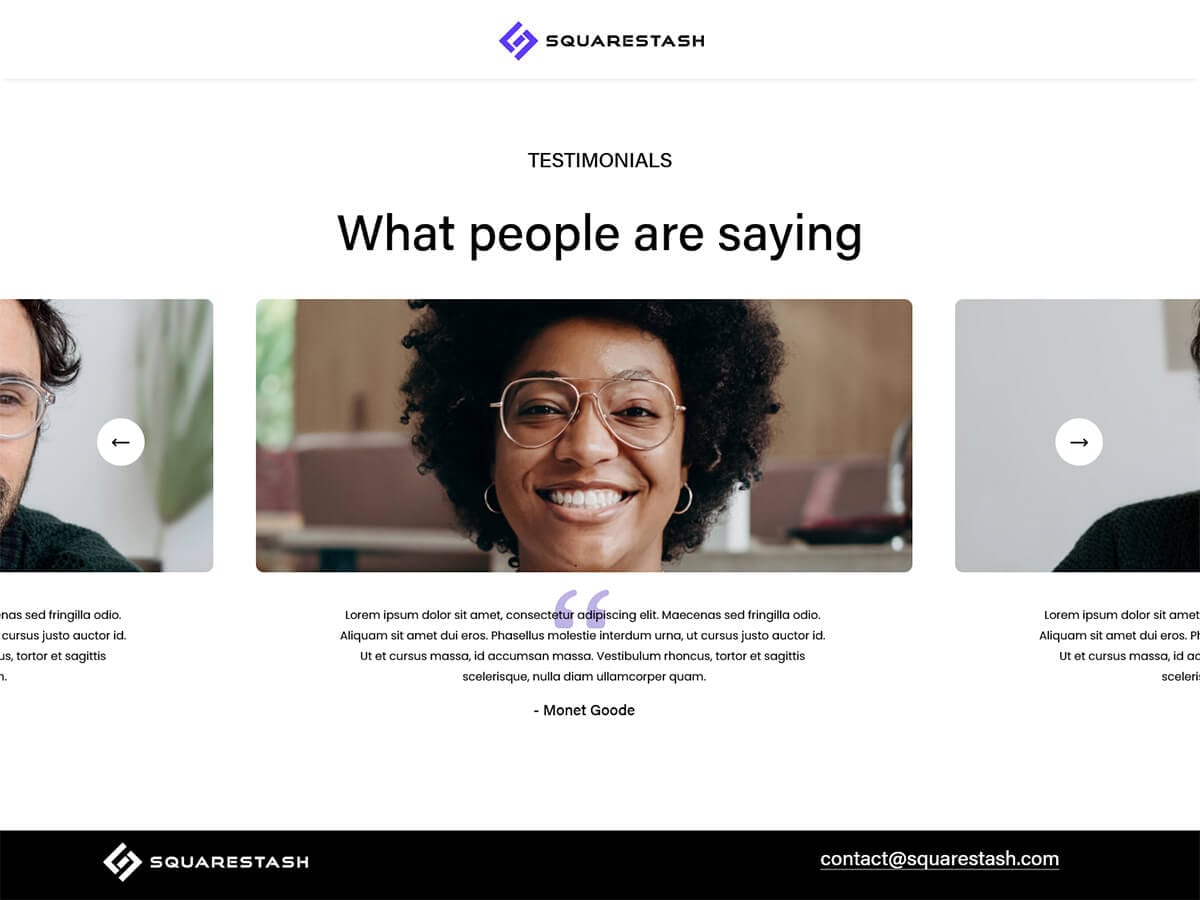 Squarespace Testimonial Plugin