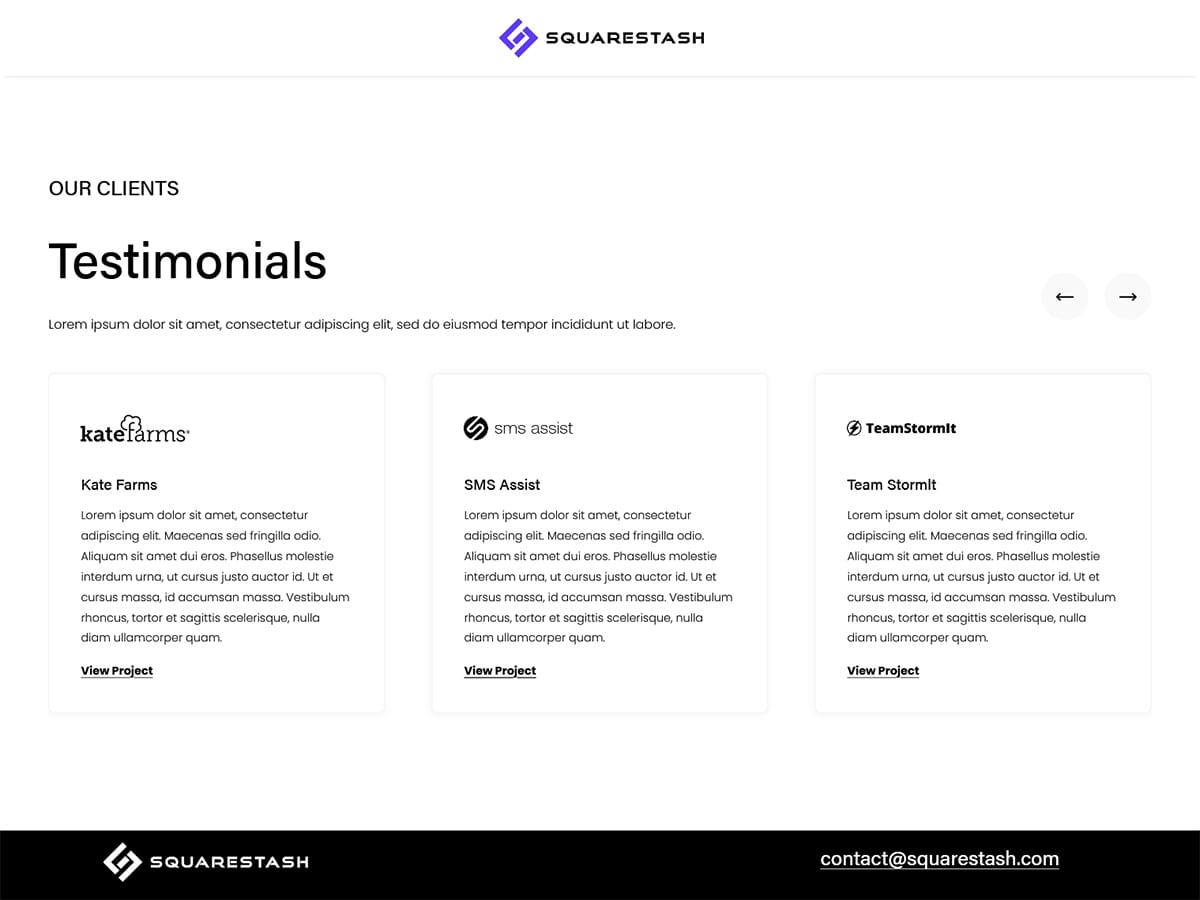 Squarespace Testimonial Plugin