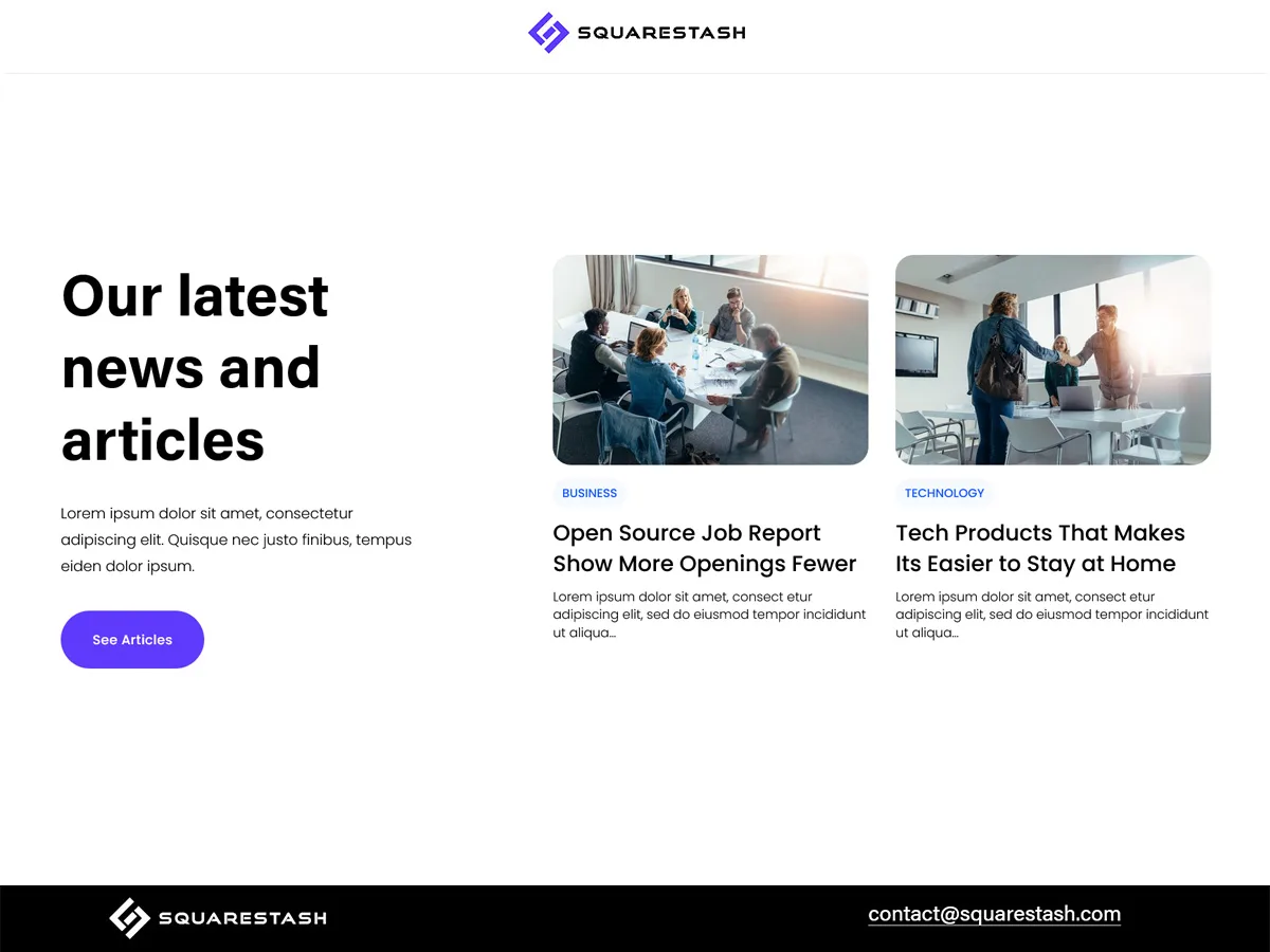Squarespace Blog Grid Layout