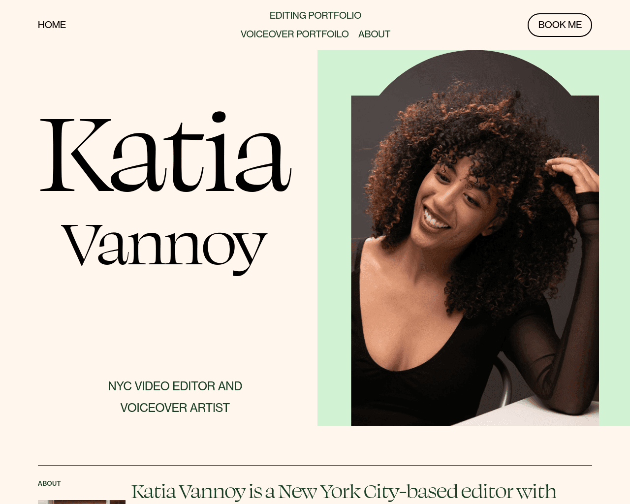 Video Editor Portfolio Websites