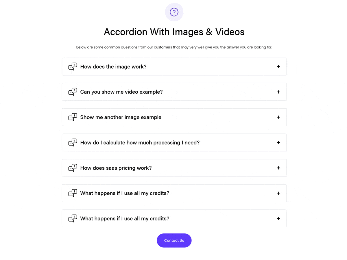 Squarespace Accordion with Images