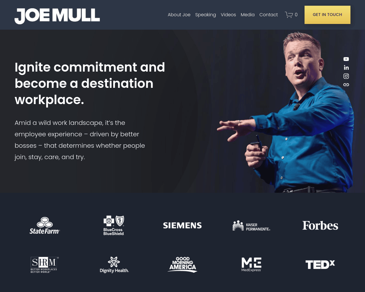 Public Speaker Websites